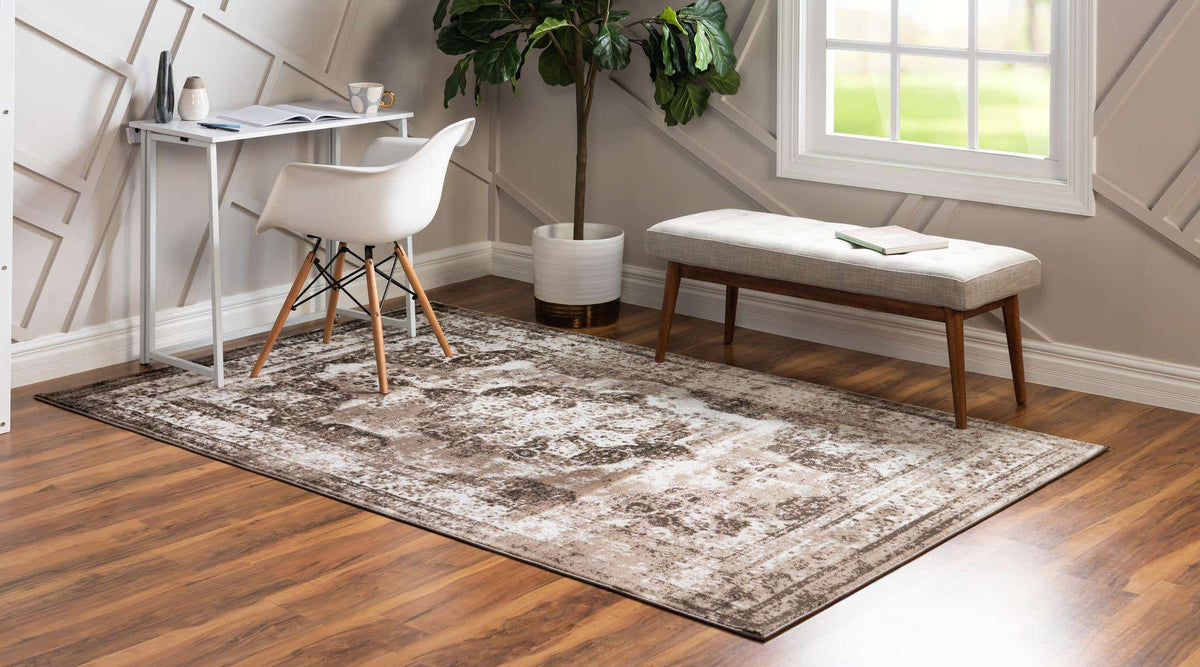 Rechteck Teppich Monaco in Hellbraun von Hadorn™ - Lifestyle Image