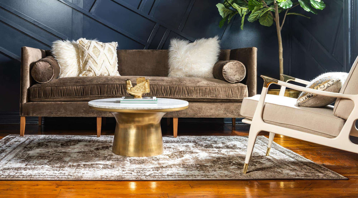 Rechteck Teppich Monaco in Hellbraun von Hadorn™ - Lifestyle Image