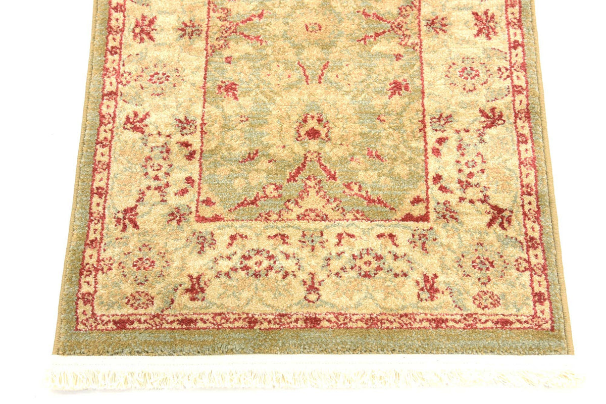 Rechteck Teppich Kensington in Hellgrün von Hadorn™ - Lifestyle Image