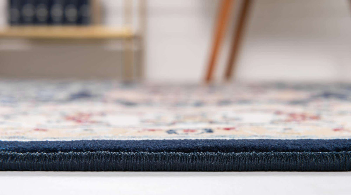 Rechteck Teppich Nain Design in Blau von Hadorn™ - Lifestyle Image