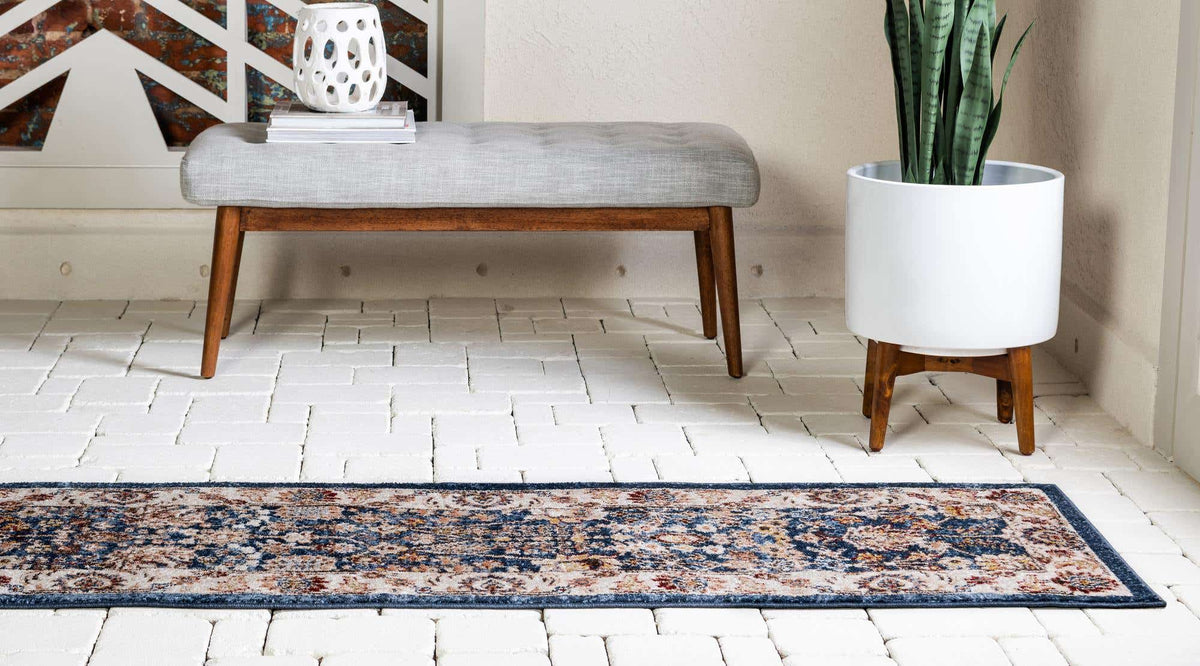 Läufer Teppich Arcadia in Hellblau von Hadorn™ - Lifestyle Image