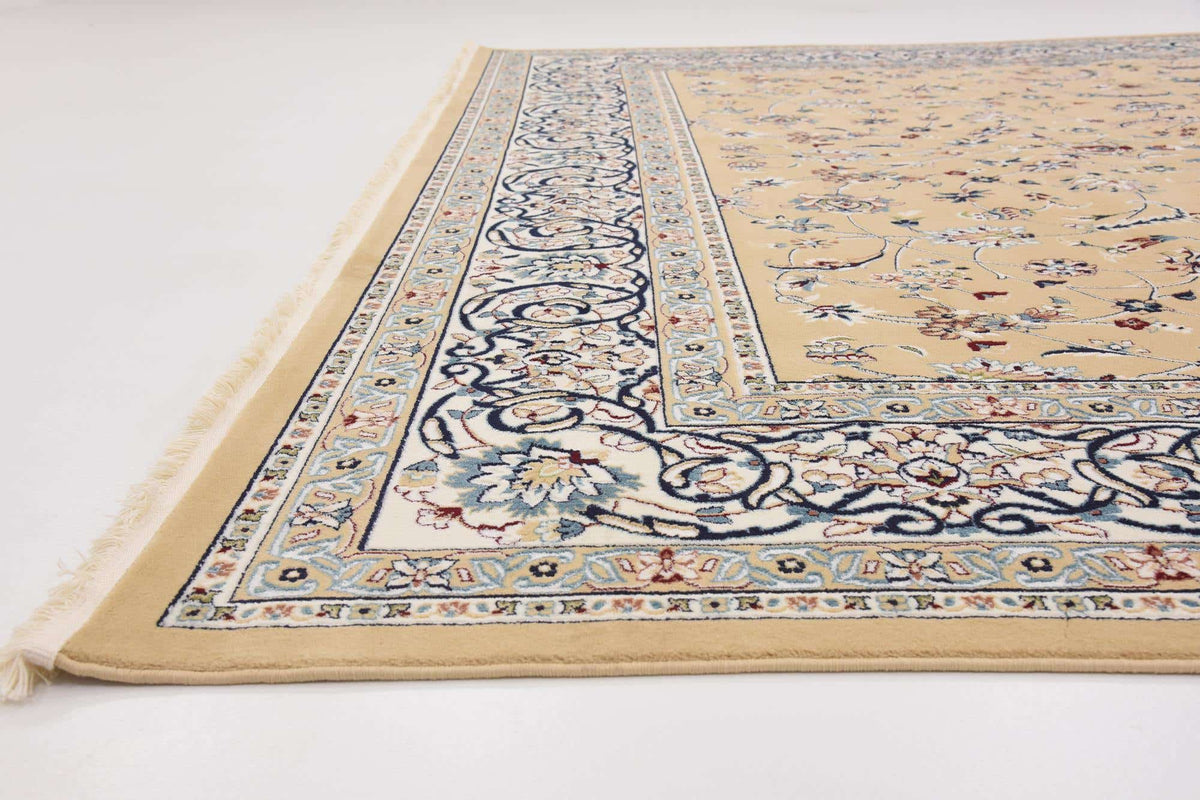 Rechteck Teppich Nain Design in Beige von Hadorn™ - Lifestyle Image