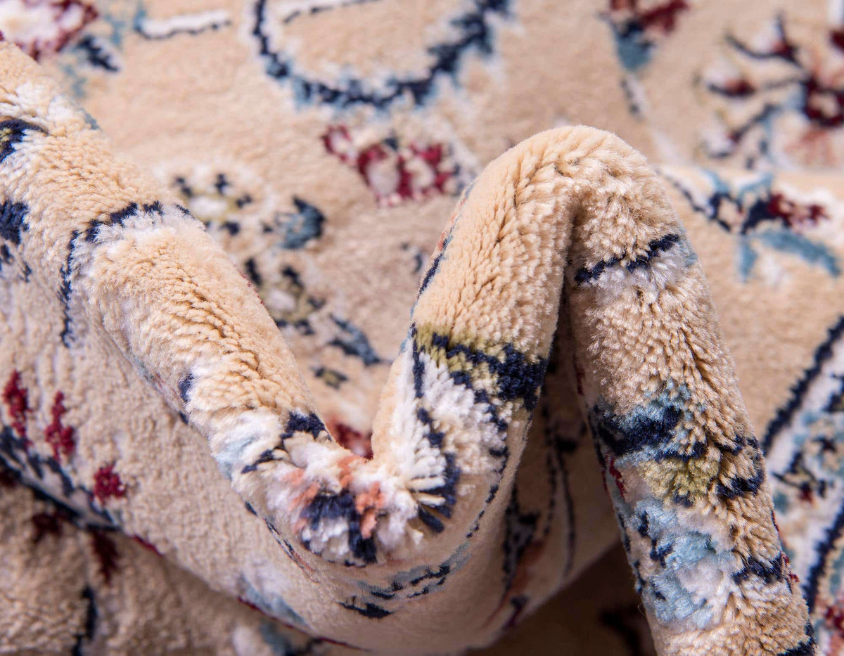Rechteck Teppich Nain Design in Beige von Hadorn™ - Lifestyle Image