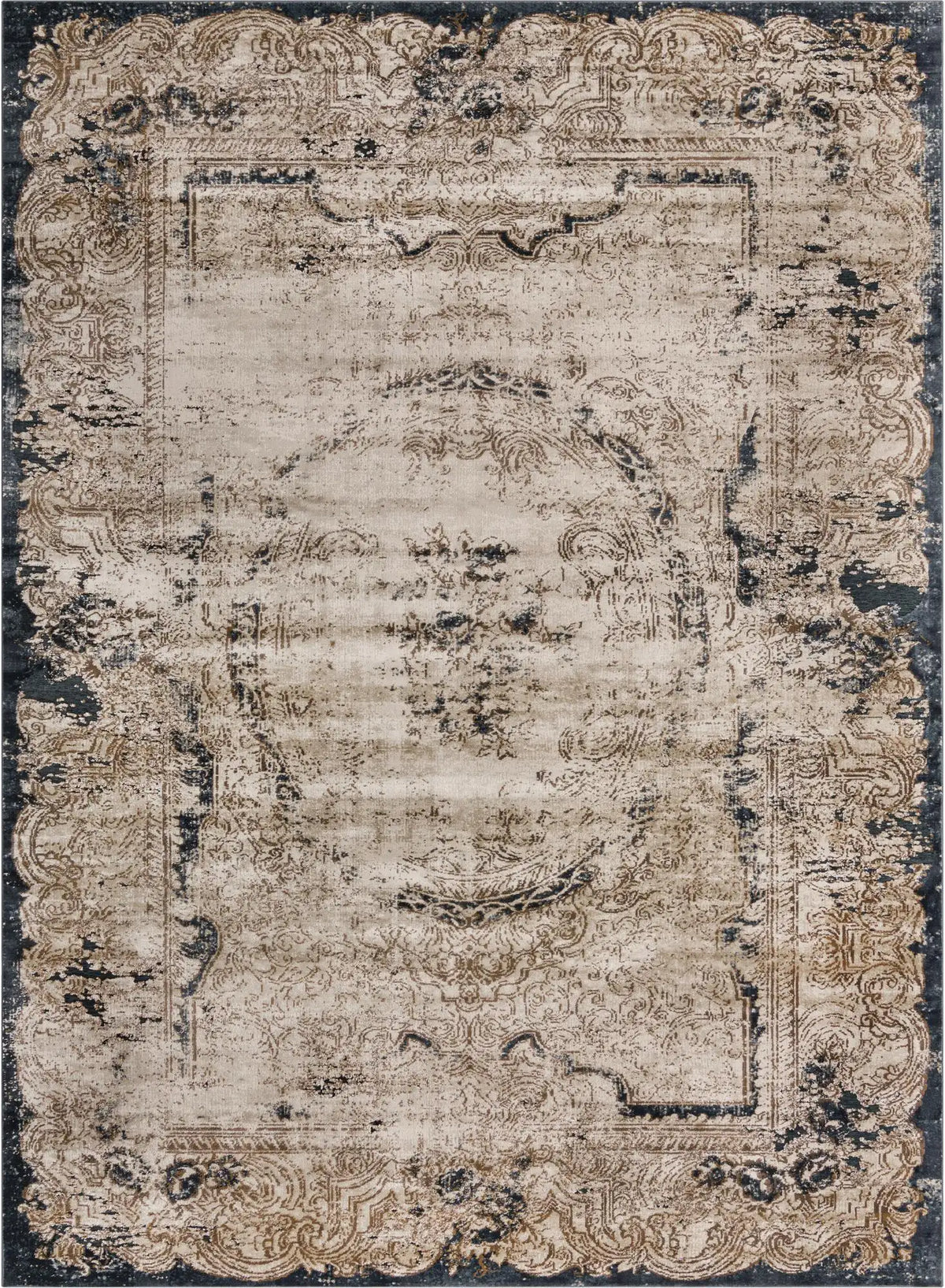 Rechteck Teppich Villa in Creme von Hadorn™ - Lifestyle Image