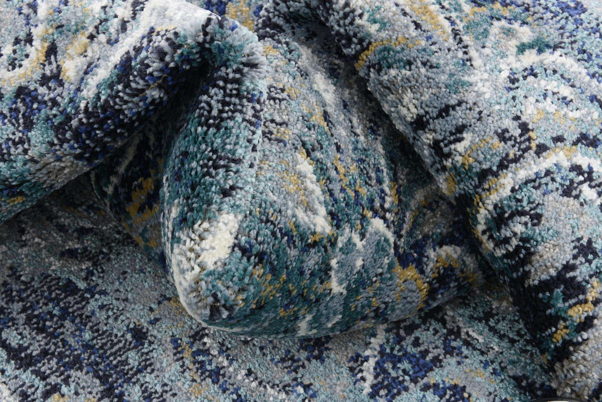 Rund Teppich Lexington in Grün von Hadorn™ - Lifestyle Image