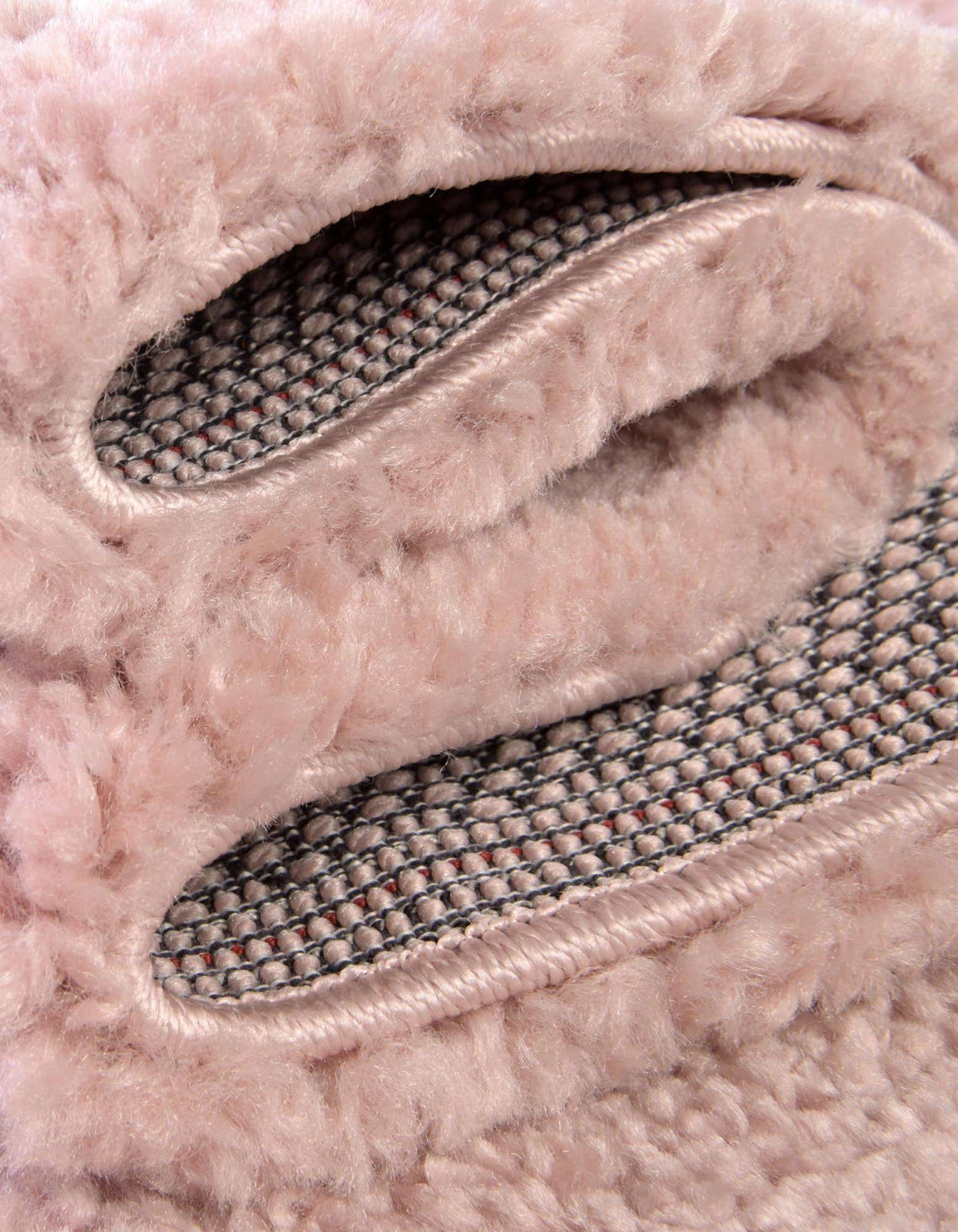Rechteck Teppich Solid Frieze in Rosa von Hadorn™ - Lifestyle Image