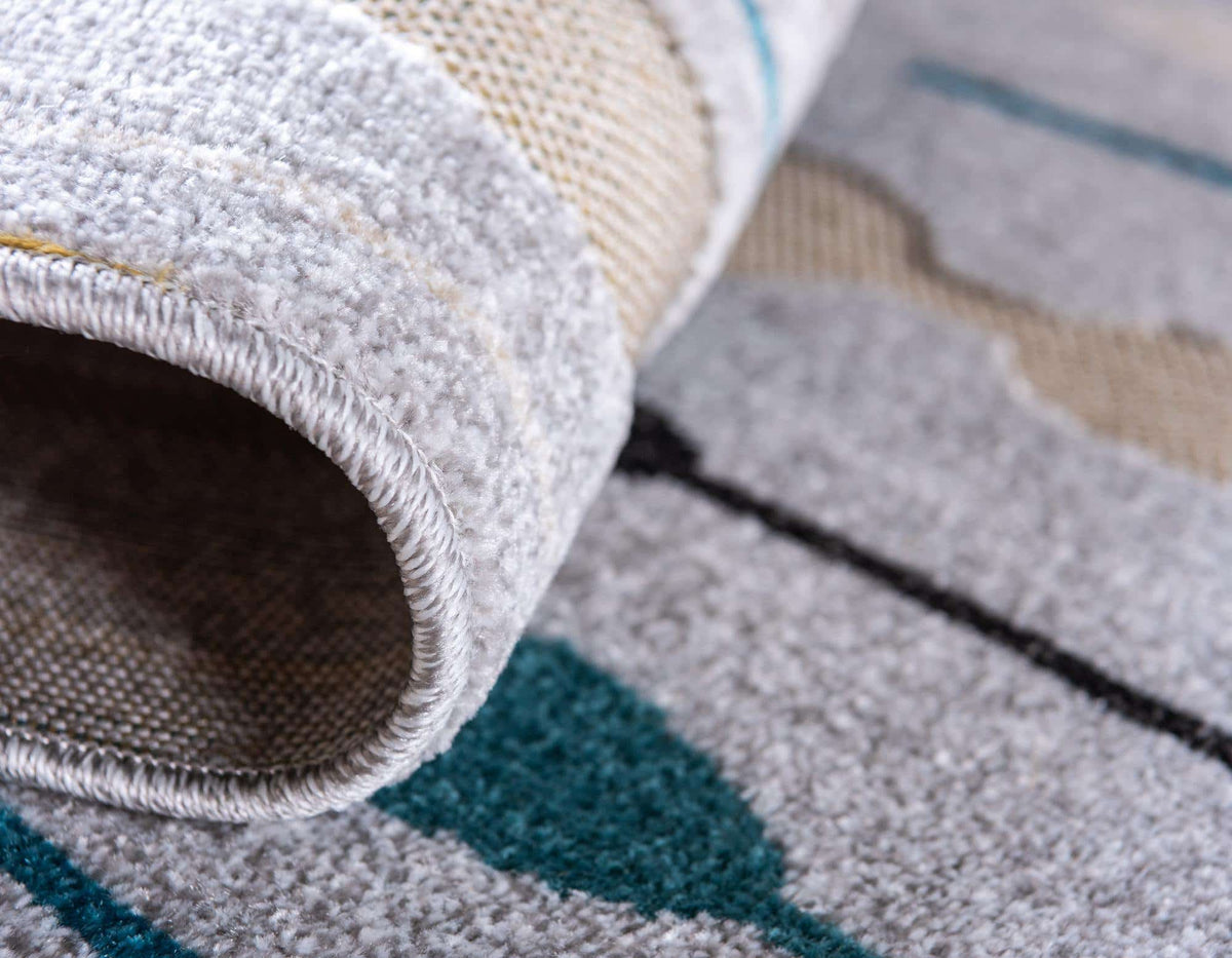 Rechteck Outdoor Teppich Outdoor Modern in Grau von Hadorn™ - Lifestyle Image