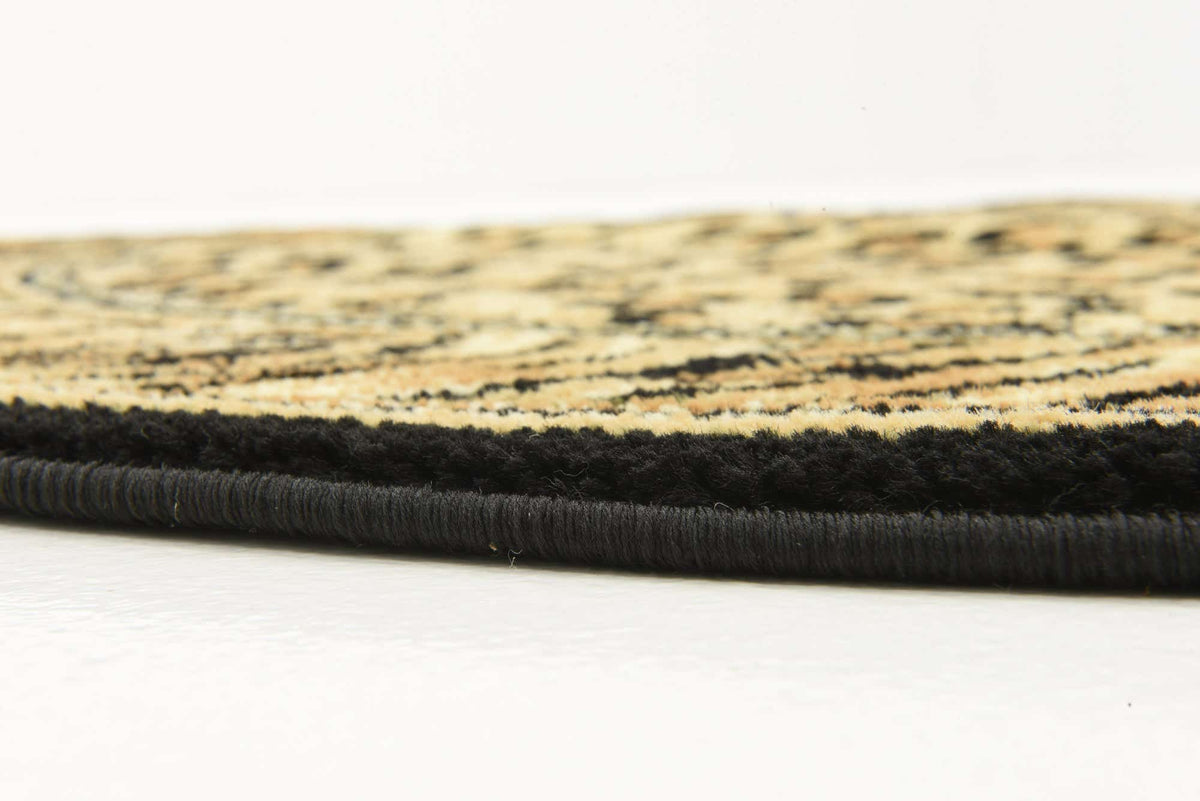 Rund Teppich Safari in Hellbraun von Hadorn™ - Lifestyle Image