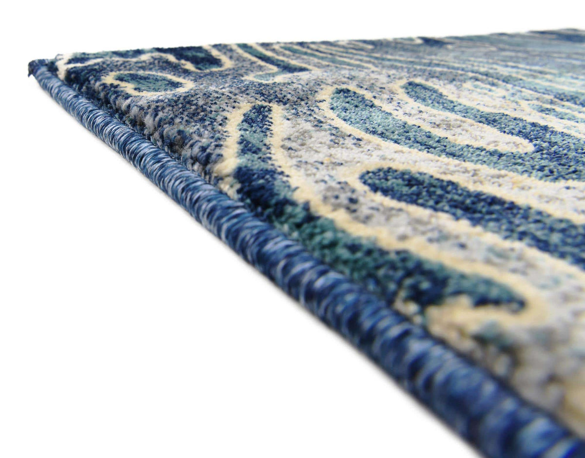Läufer Teppich Ethereal in Blau von Hadorn™ - Lifestyle Image