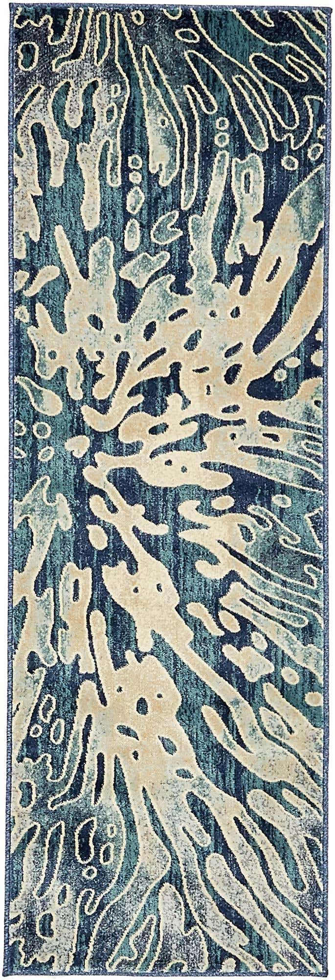 Läufer Teppich Ethereal in Blau von Hadorn™ - Lifestyle Image
