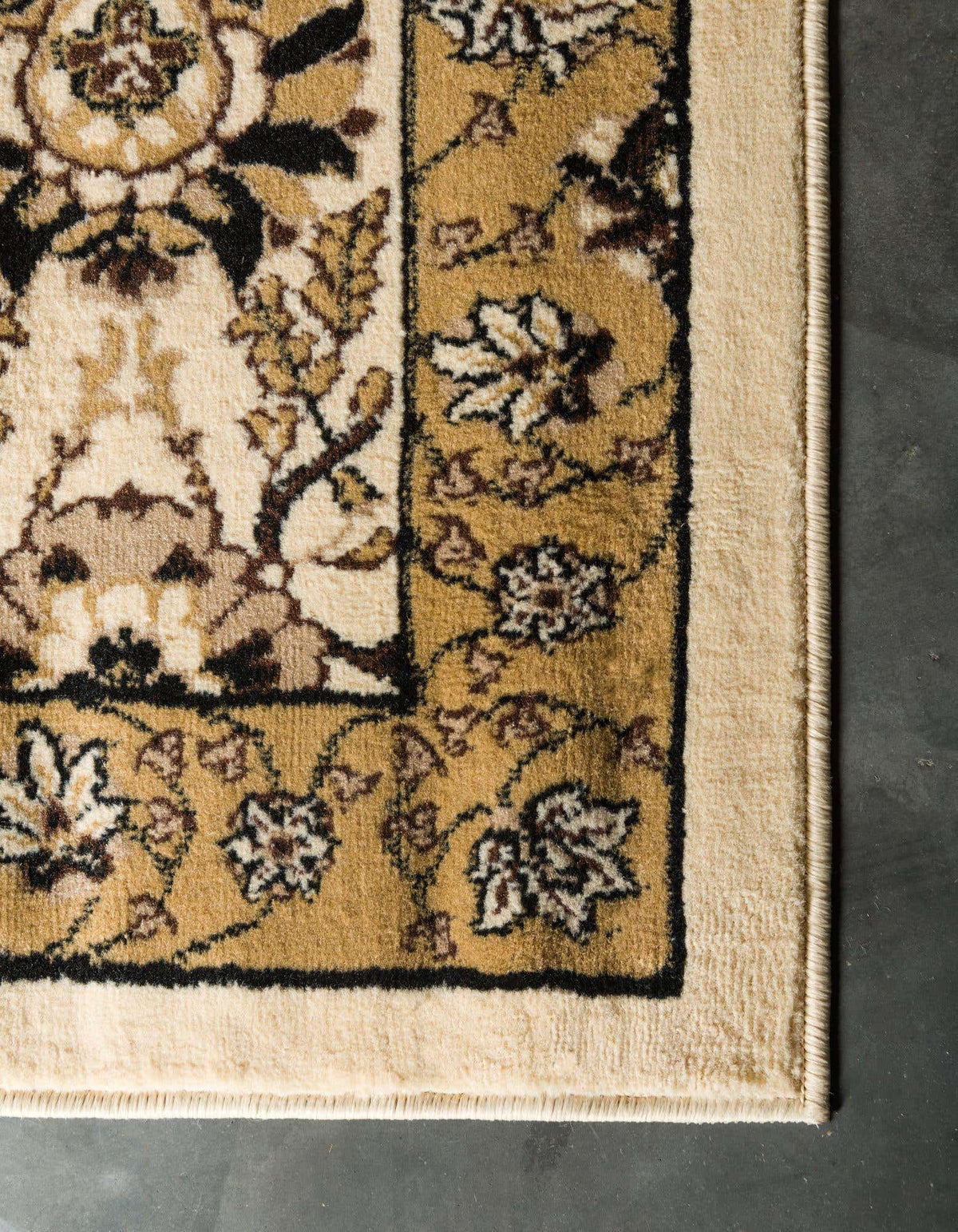 Rechteck Teppich Isfahan Design in Beige von Hadorn™ - Lifestyle Image