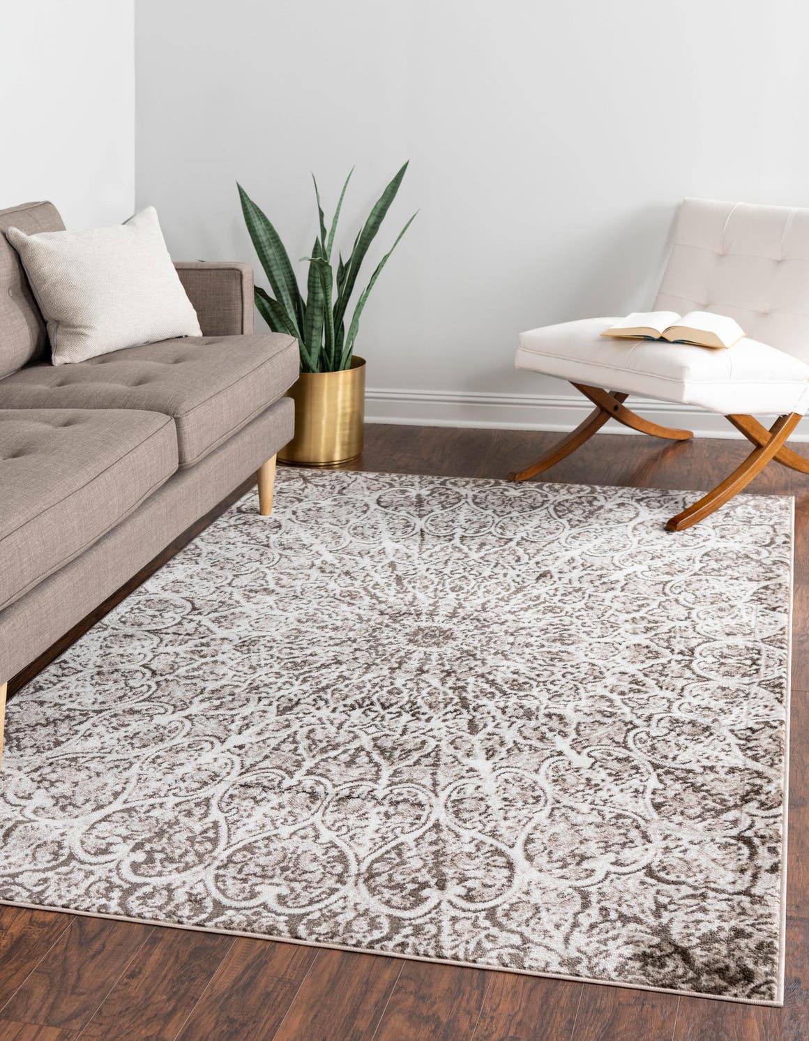 Rechteck Teppich Monaco in Braun von Hadorn™ - Lifestyle Image