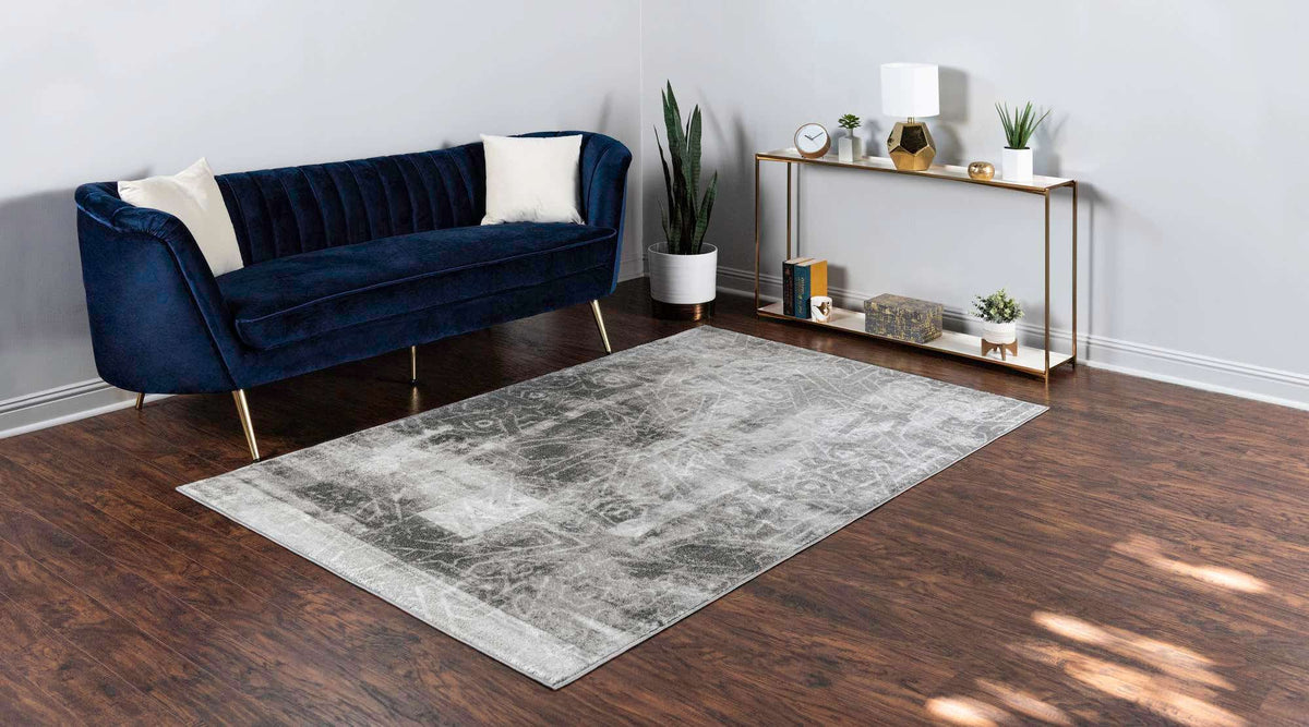 Rechteck Teppich Monaco in Dunkelgrau von Hadorn™ - Lifestyle Image