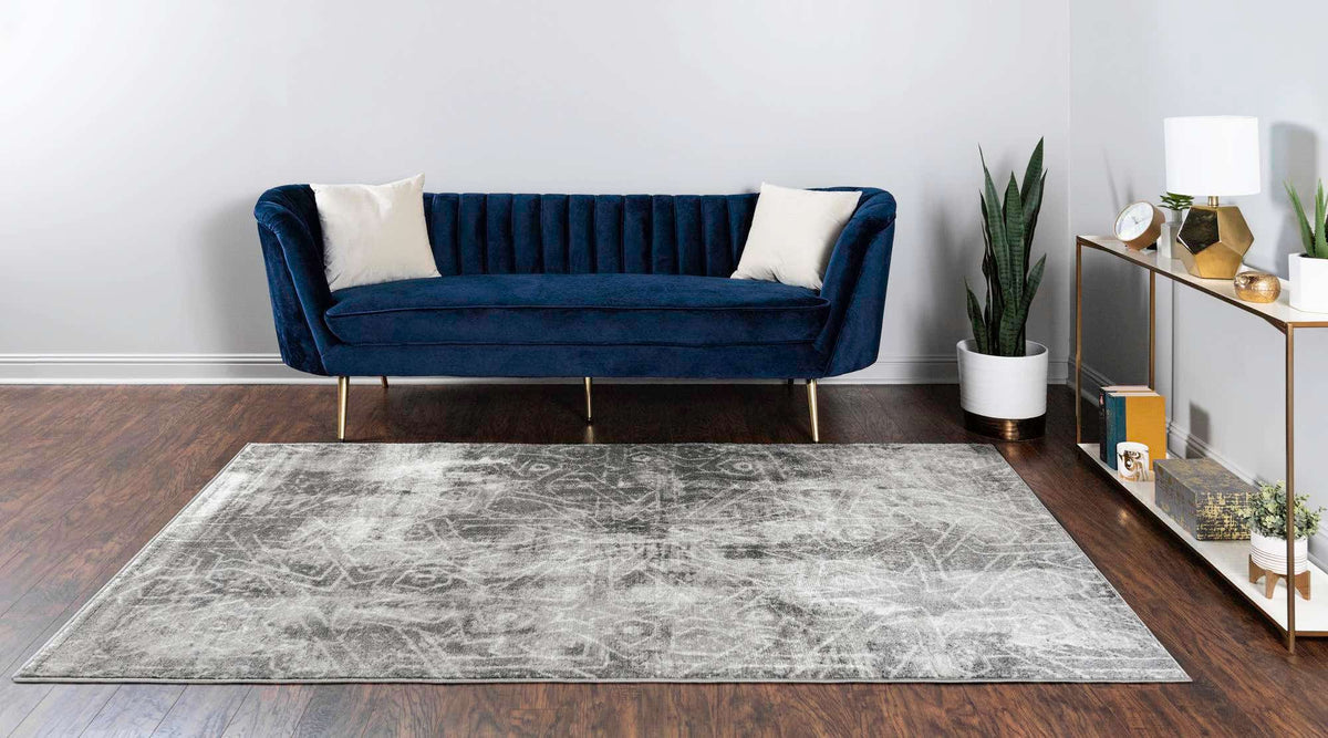 Rechteck Teppich Monaco in Dunkelgrau von Hadorn™ - Lifestyle Image