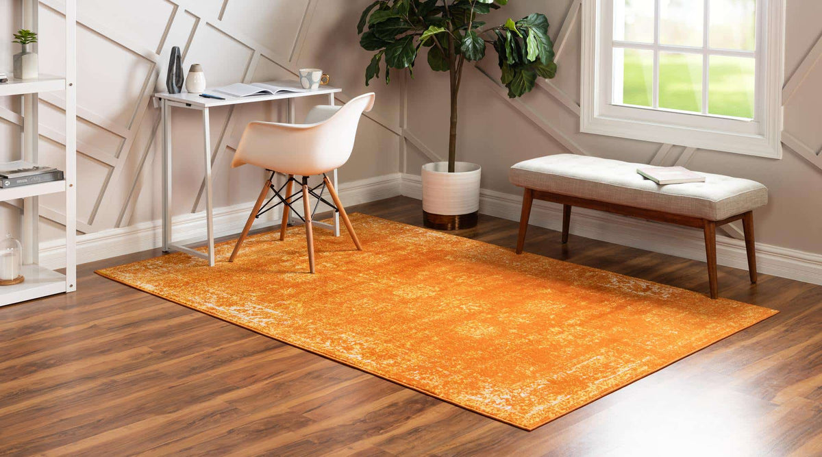 Rechteck Teppich Monaco in Orange von Hadorn™ - Lifestyle Image