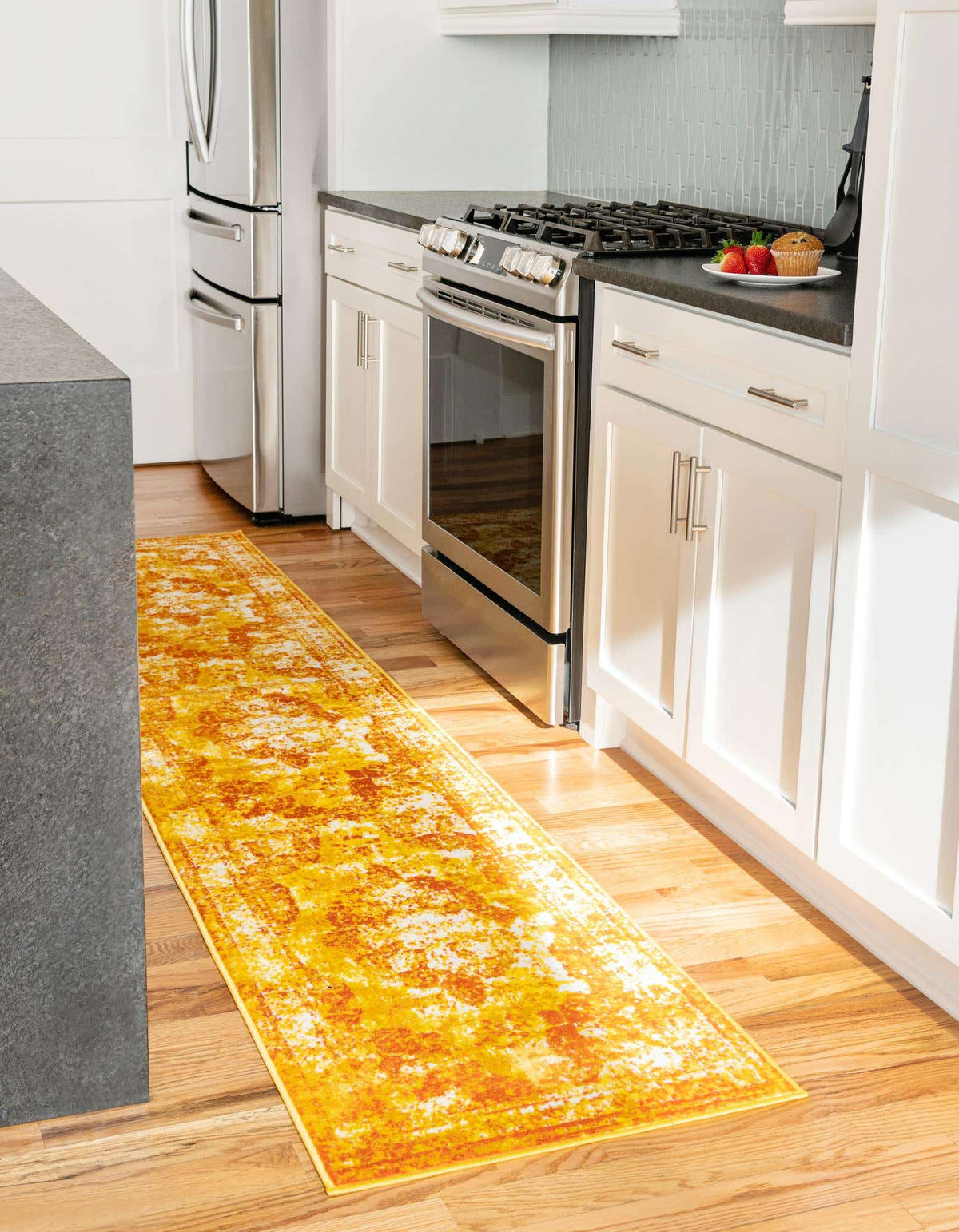Läufer Teppich Monaco in Orange von Hadorn™ - Lifestyle Image