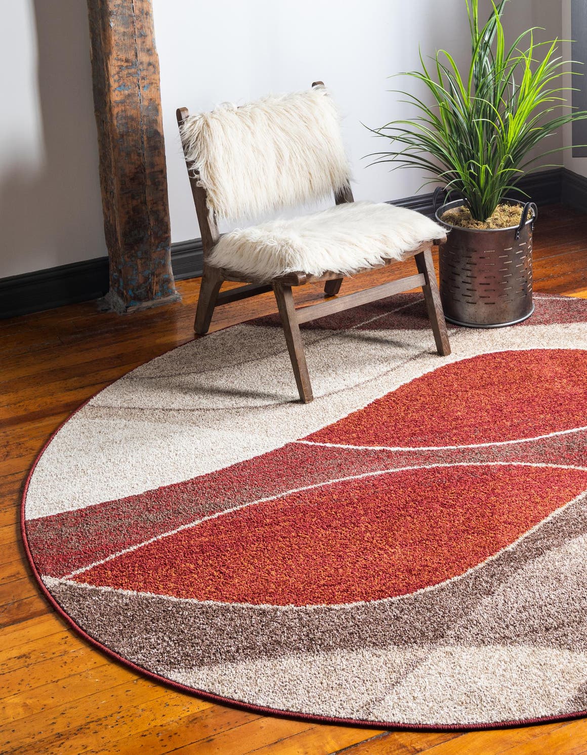 Rund Teppich Harvest in Mehrfarbig von Hadorn™ - Lifestyle Image