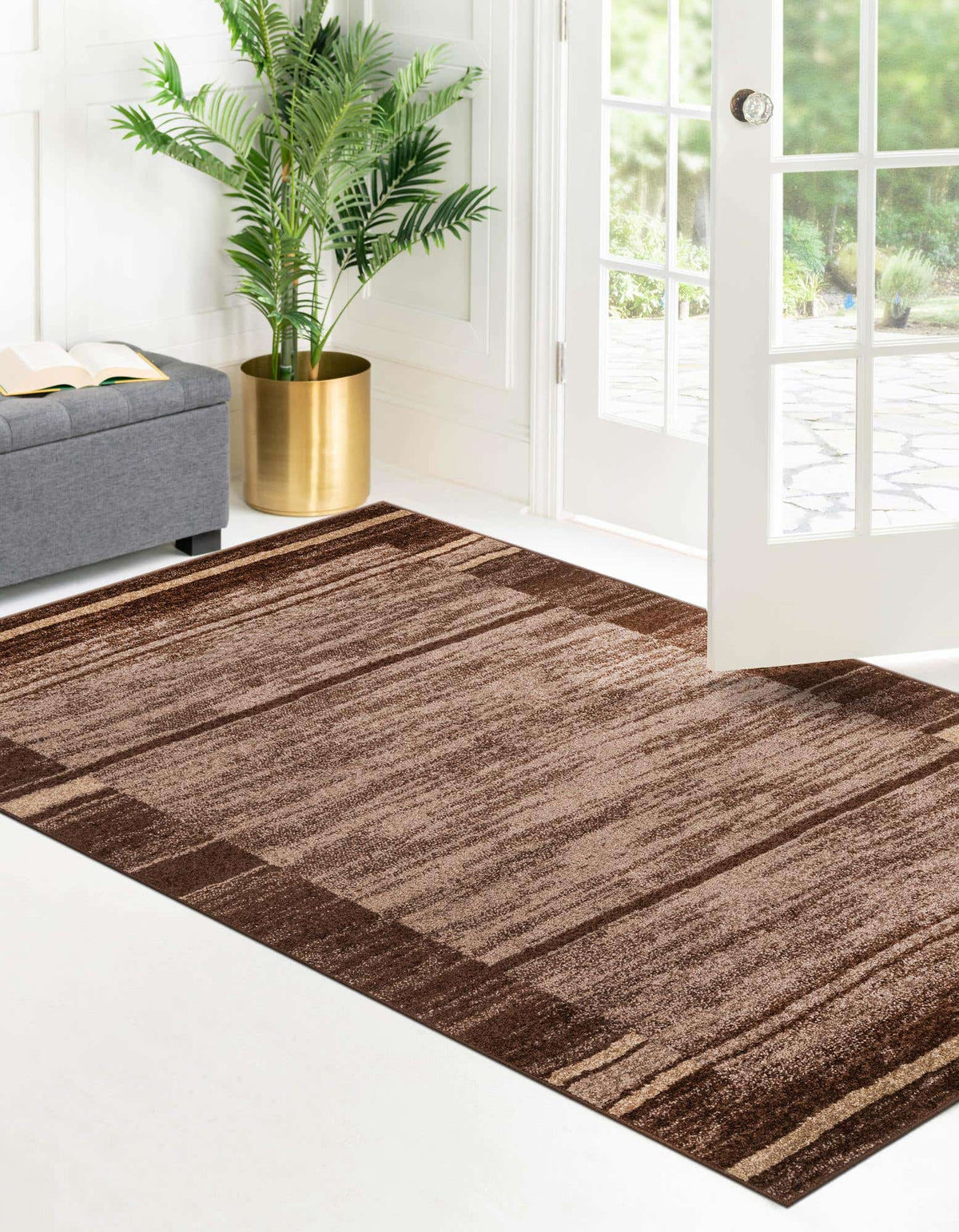 Rechteck Teppich Harvest in Braun von Hadorn™ - Lifestyle Image
