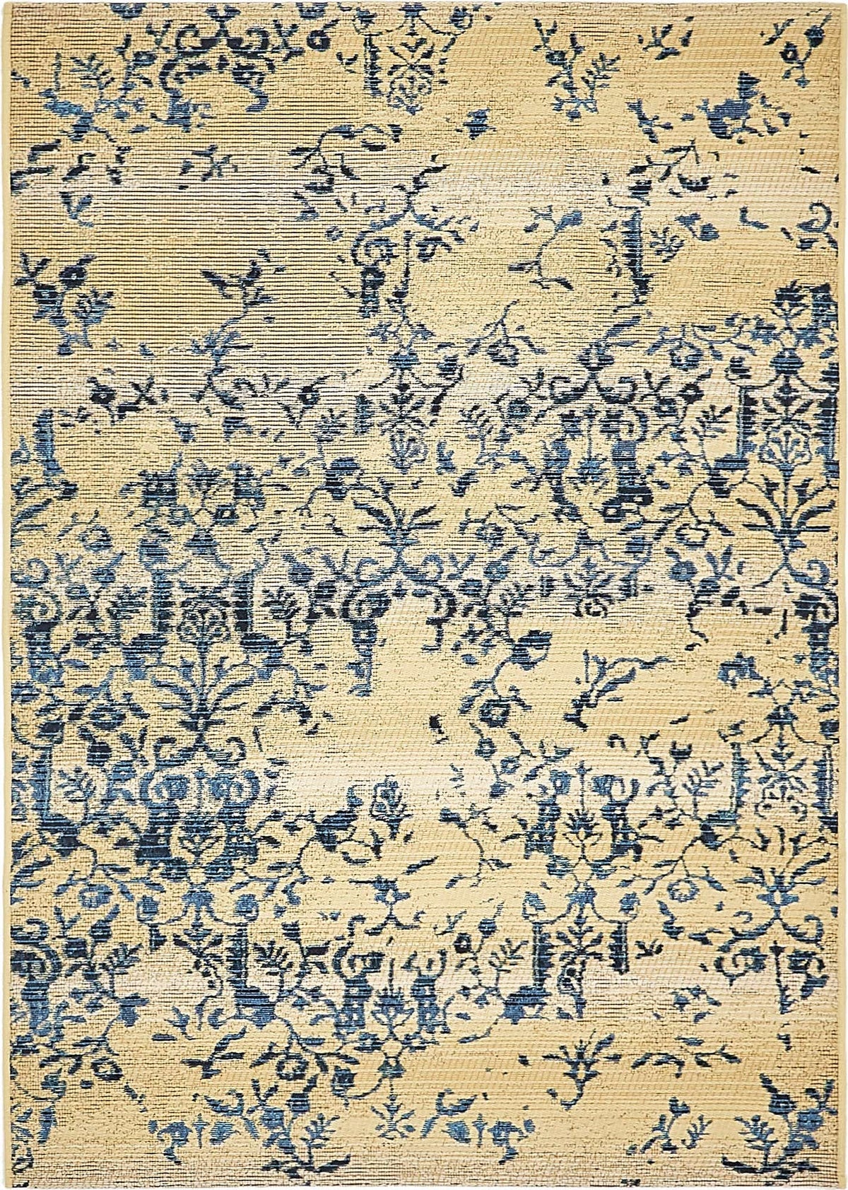 Rechteck Outdoor Teppich Outdoor Botanical in Beige von Hadorn™ - Lifestyle Image