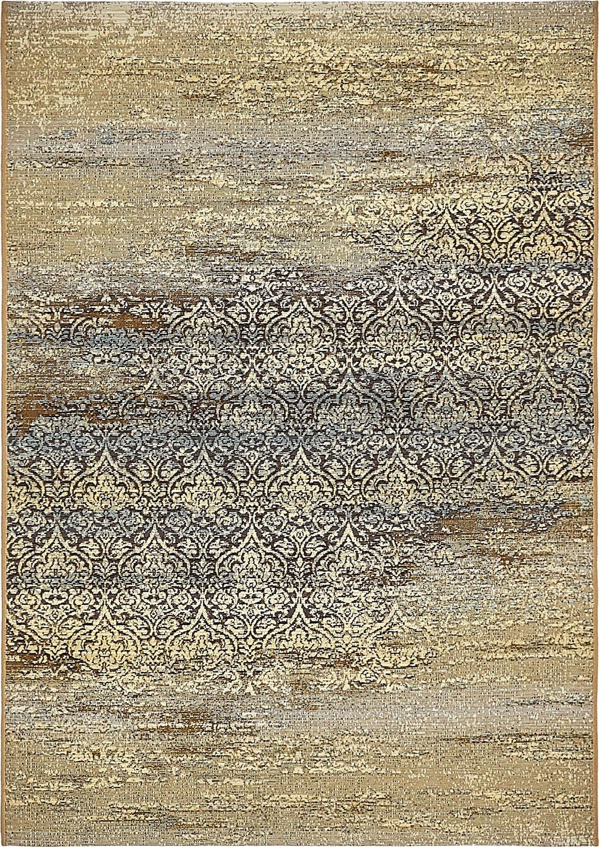Rechteck Outdoor Teppich Outdoor Botanical in Beige von Hadorn™ - Lifestyle Image