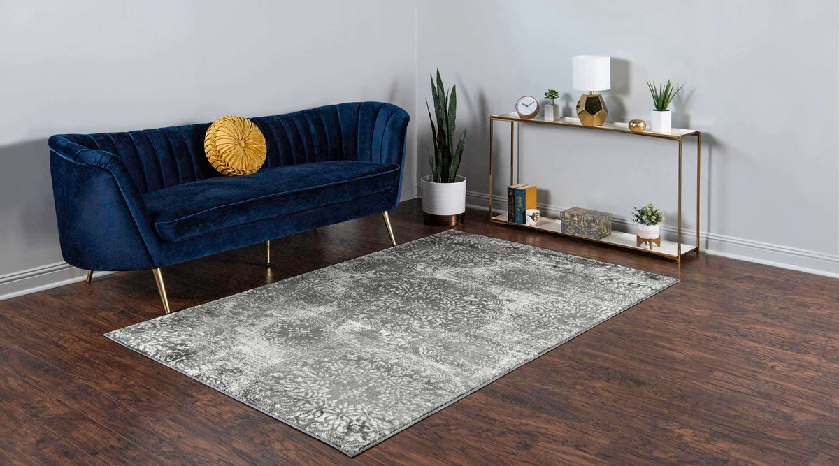 Rechteck Teppich Monaco in Grau von Hadorn™ - Lifestyle Image