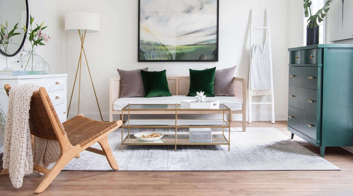 Rechteck Teppich Monaco in Grau von Hadorn™ - Lifestyle Image