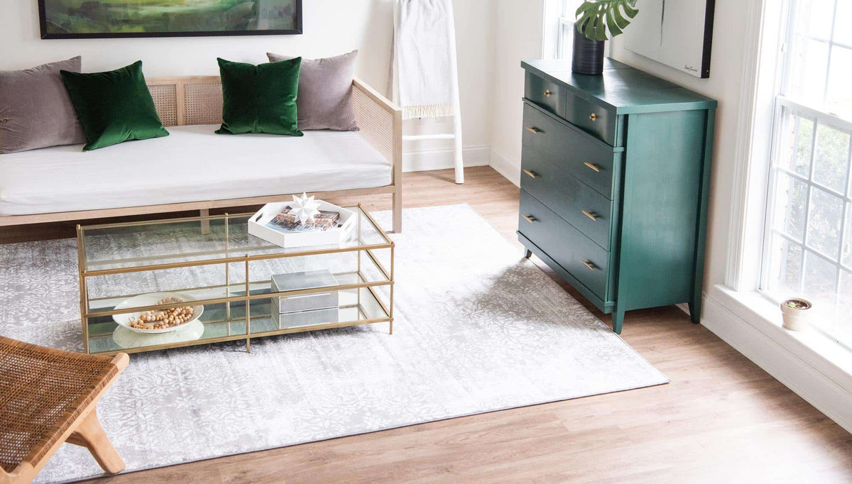 Rechteck Teppich Monaco in Grau von Hadorn™ - Lifestyle Image