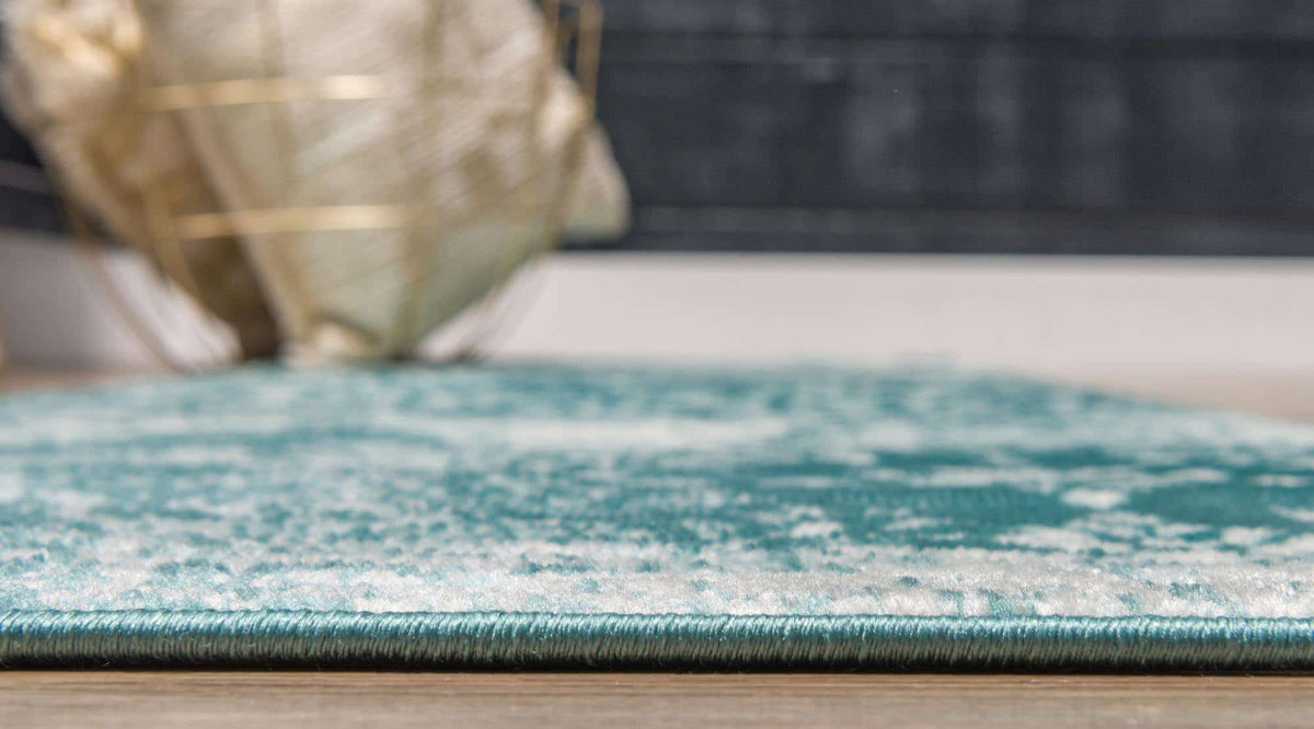 Läufer Teppich Monaco in Türkis von Hadorn™ - Lifestyle Image