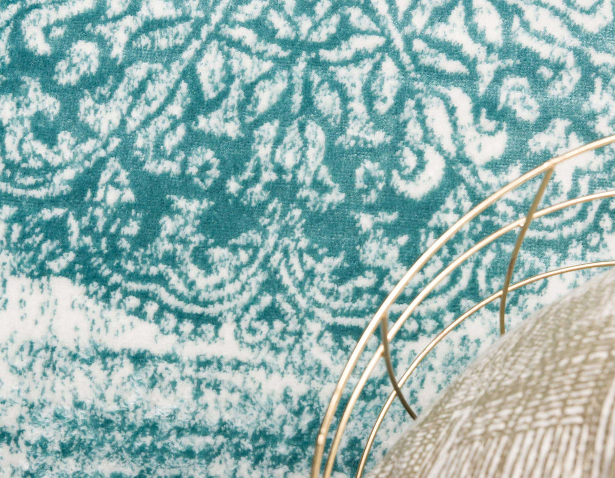 Läufer Teppich Monaco in Türkis von Hadorn™ - Lifestyle Image