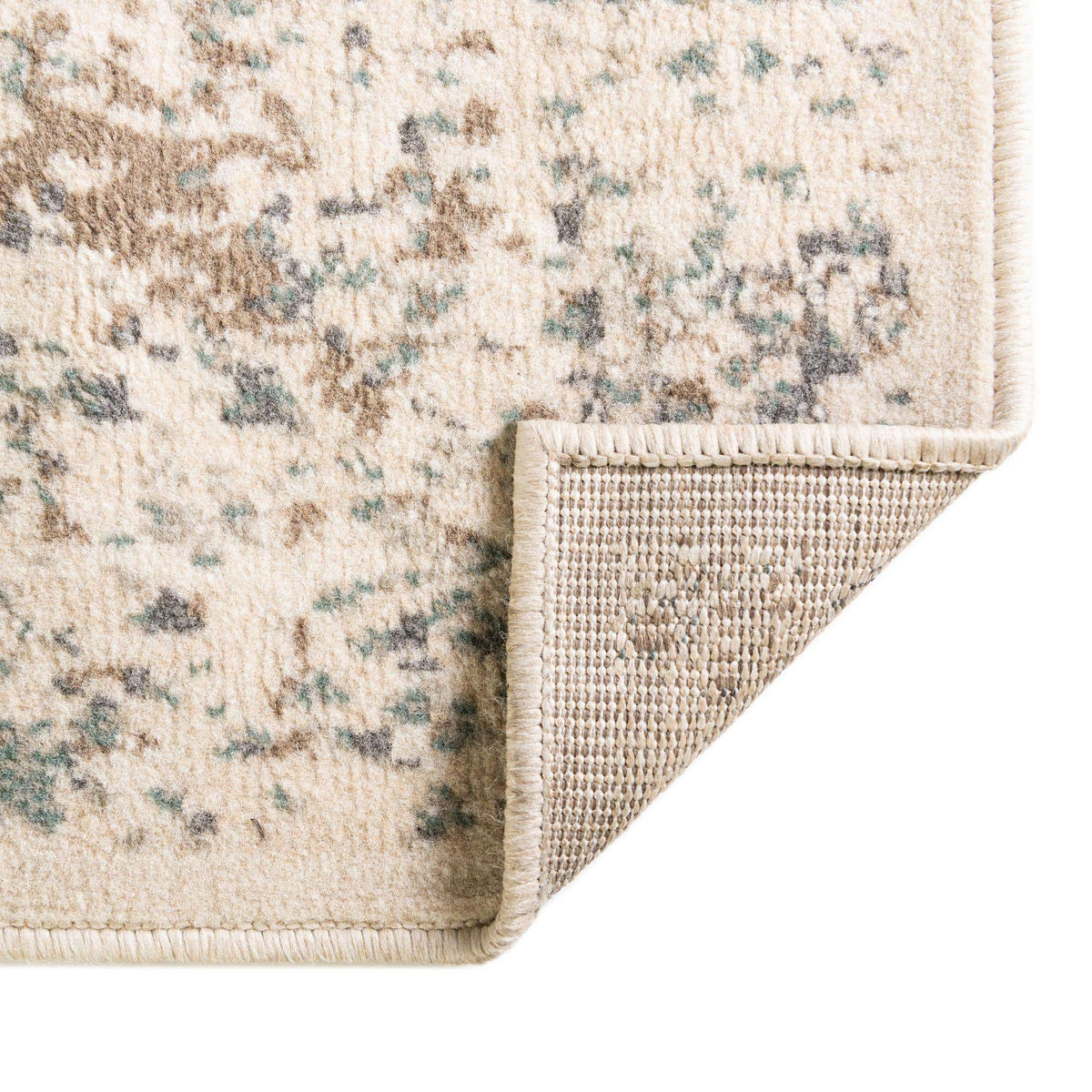 Quadratisch Teppich Sahara in Creme von Hadorn™ - Lifestyle Image