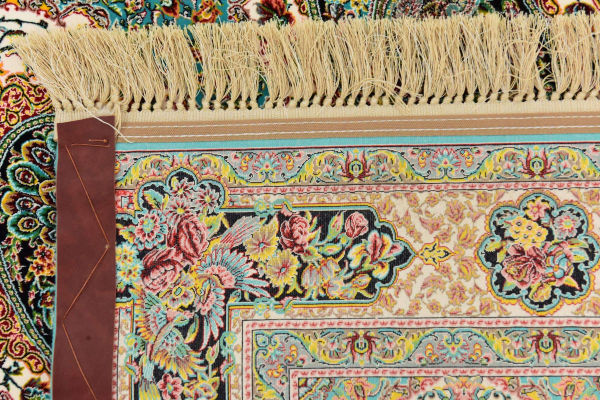 Rechteck Teppich Dynasty in Türkis von Hadorn™ - Lifestyle Image