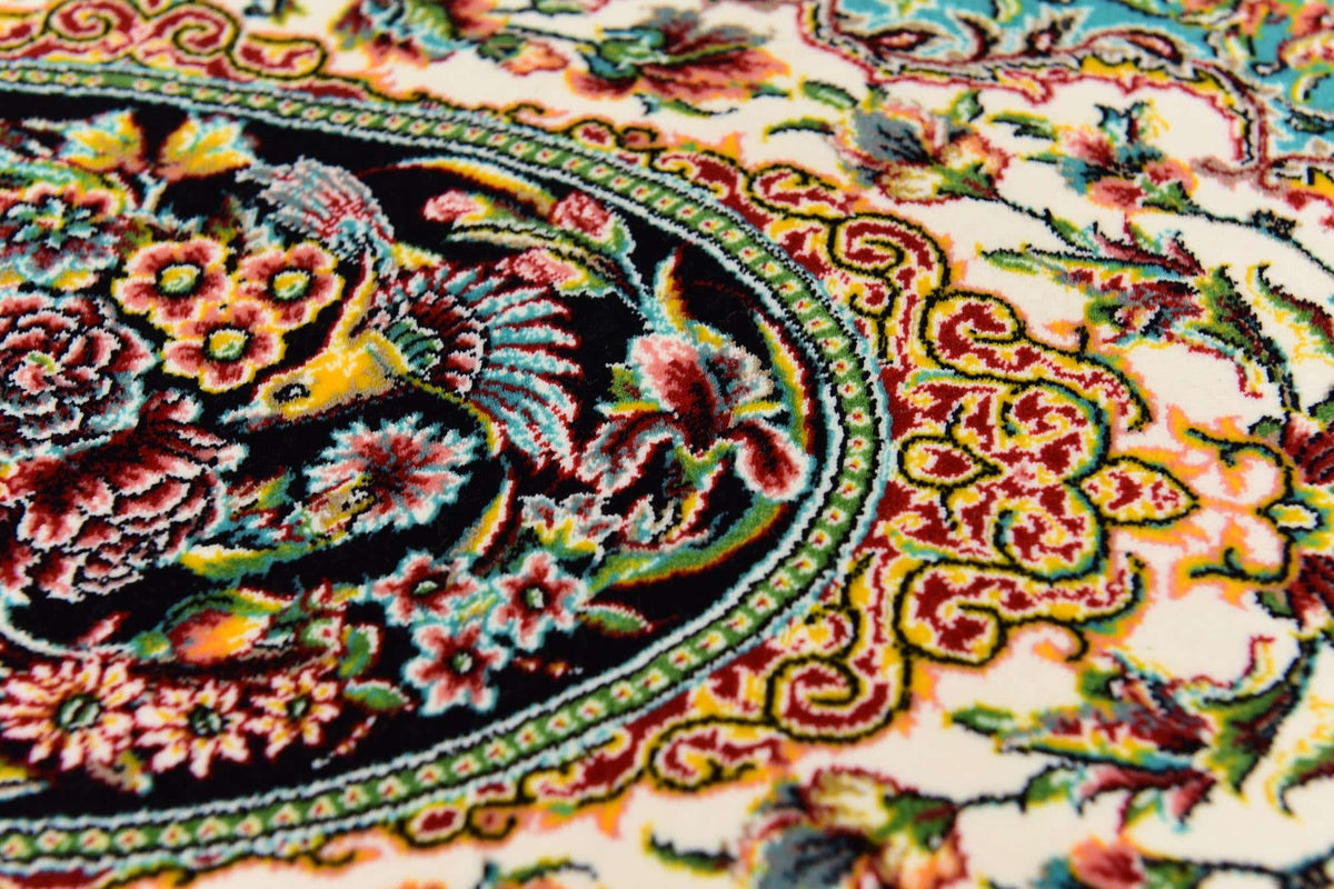 Rechteck Teppich Dynasty in Türkis von Hadorn™ - Lifestyle Image