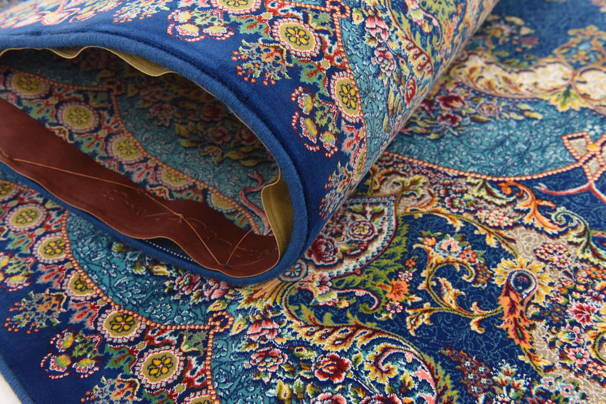 Rechteck Teppich Dynasty in Dunkelblau von Hadorn™ - Lifestyle Image