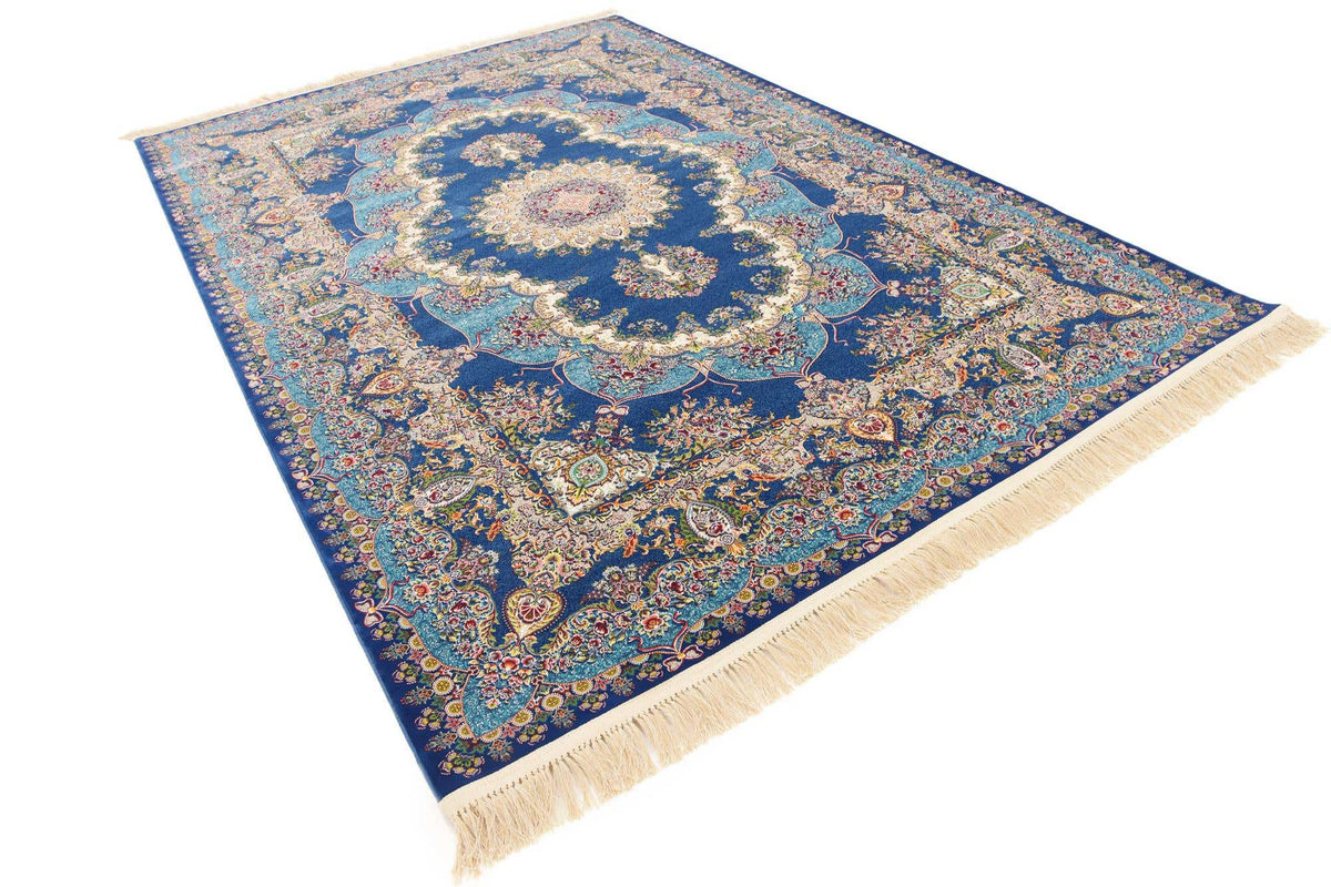 Rechteck Teppich Dynasty in Dunkelblau von Hadorn™ - Lifestyle Image