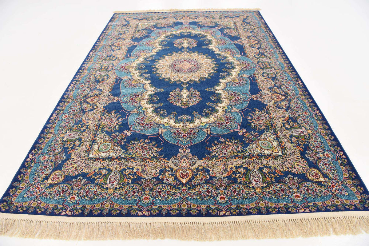 Rechteck Teppich Dynasty in Dunkelblau von Hadorn™ - Lifestyle Image