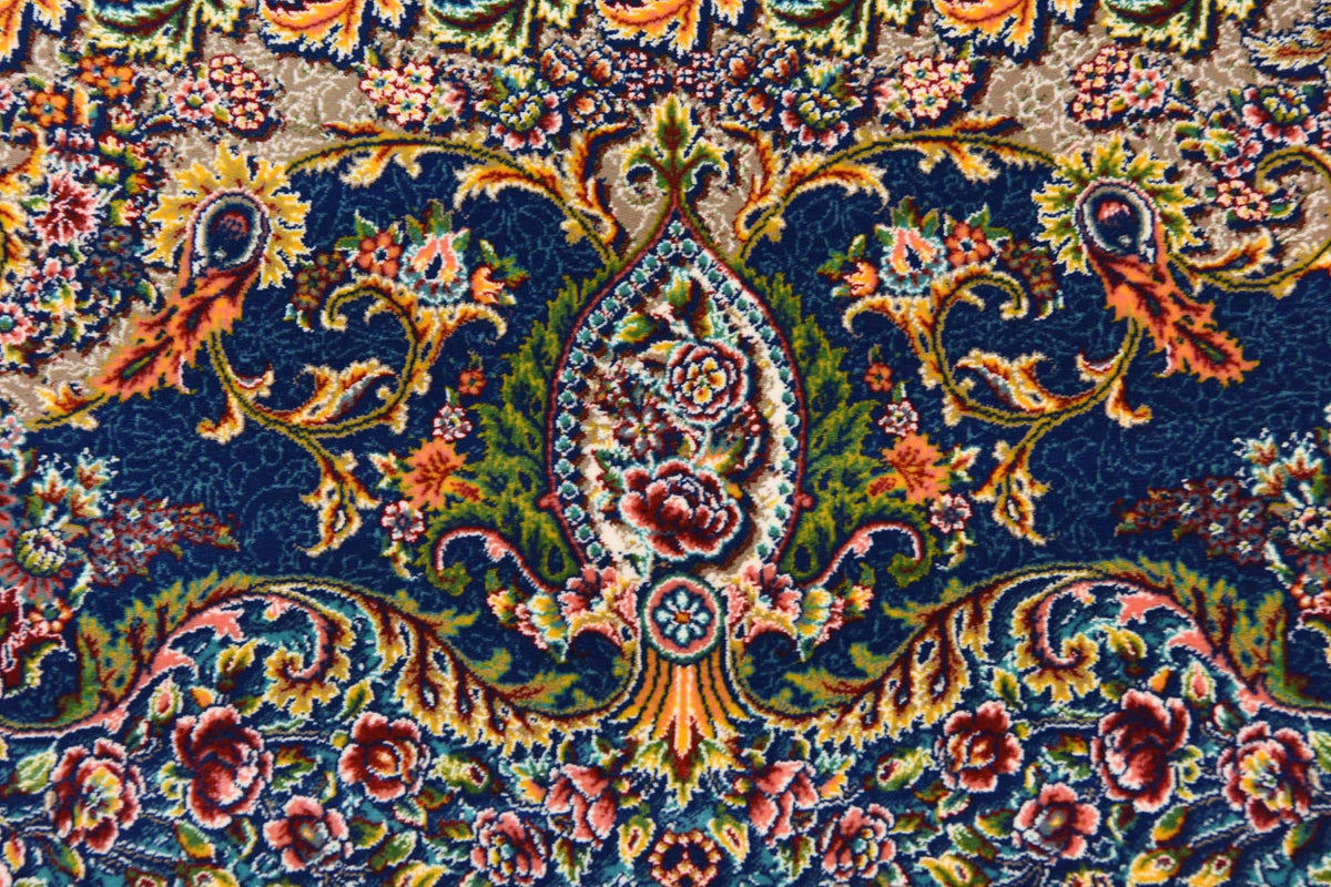 Rechteck Teppich Dynasty in Dunkelblau von Hadorn™ - Lifestyle Image