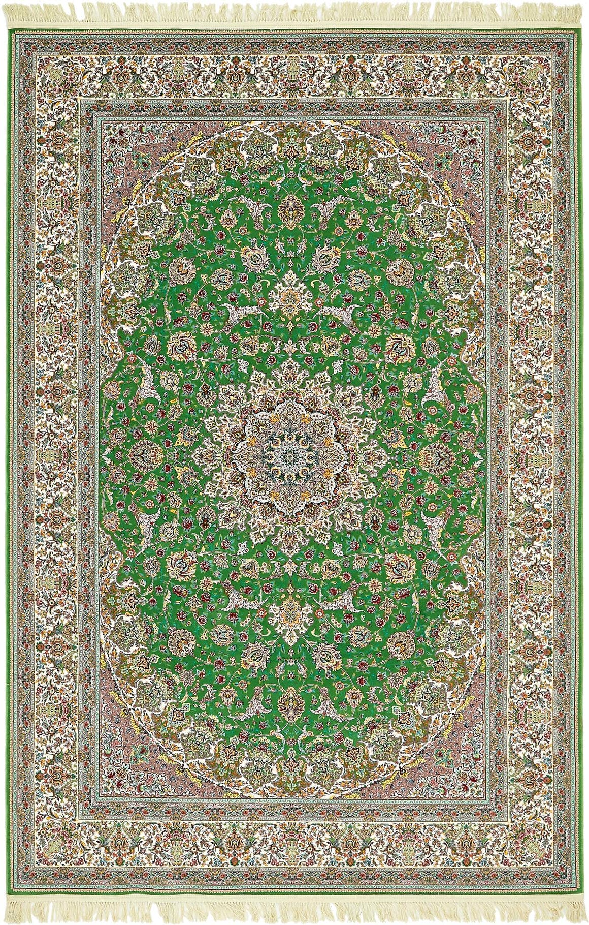 Rechteck Teppich Dynasty in Grün von Hadorn™ - Lifestyle Image