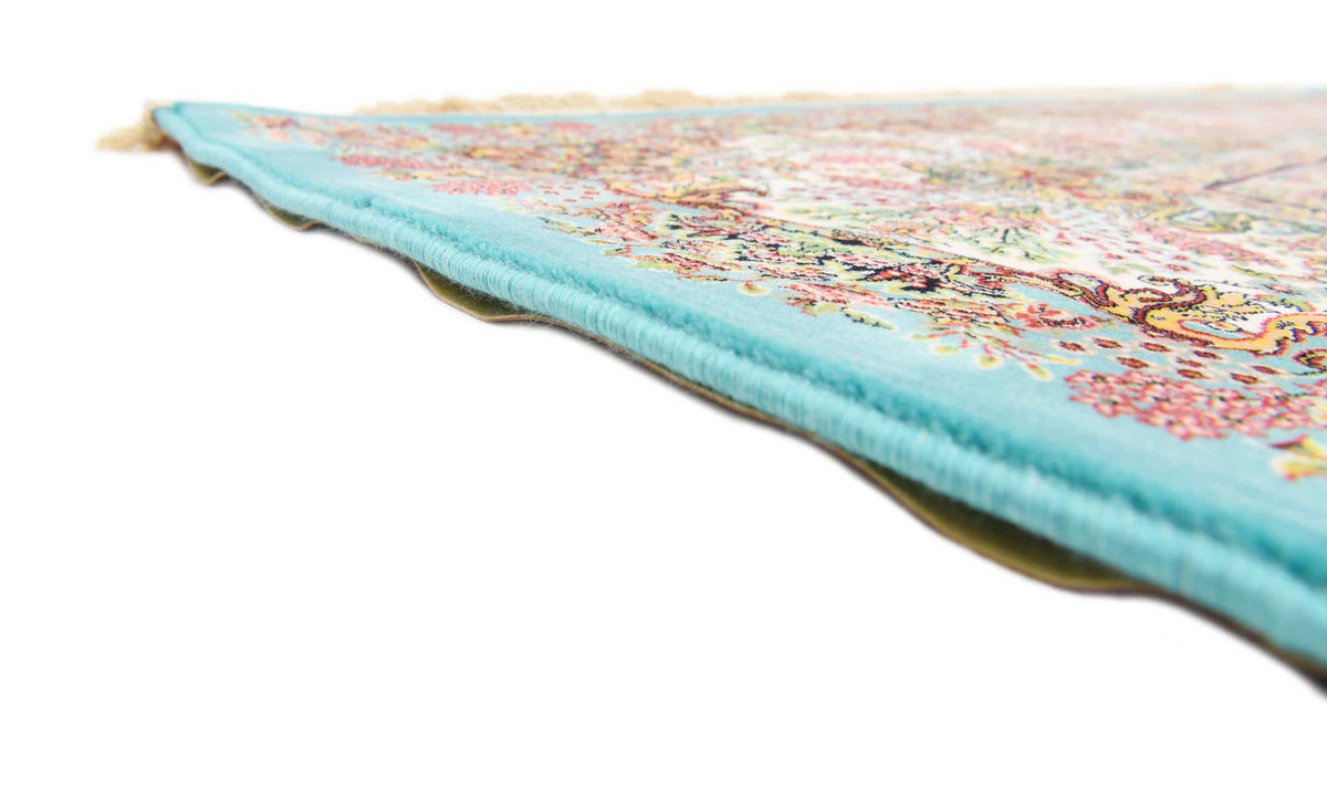 Rechteck Teppich Dynasty in Türkis von Hadorn™ - Lifestyle Image