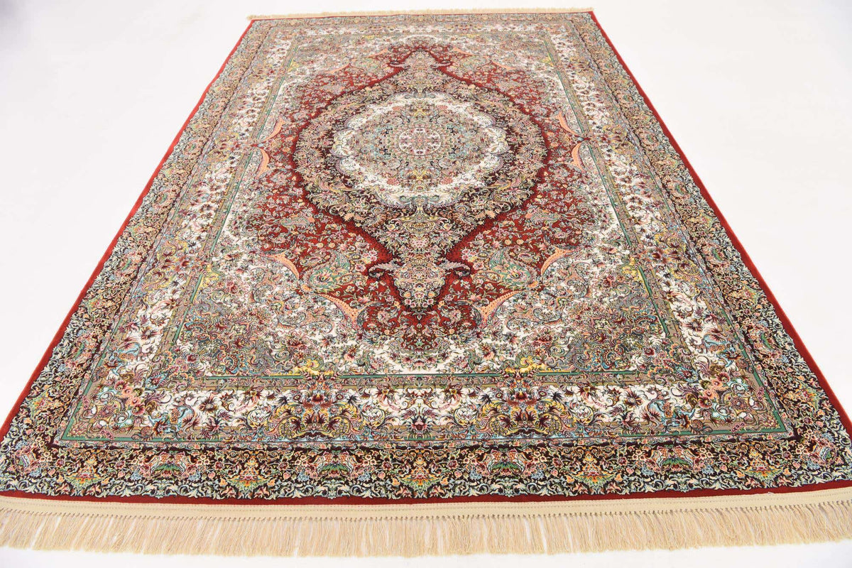 Rechteck Teppich Dynasty in Rot von Hadorn™ - Lifestyle Image