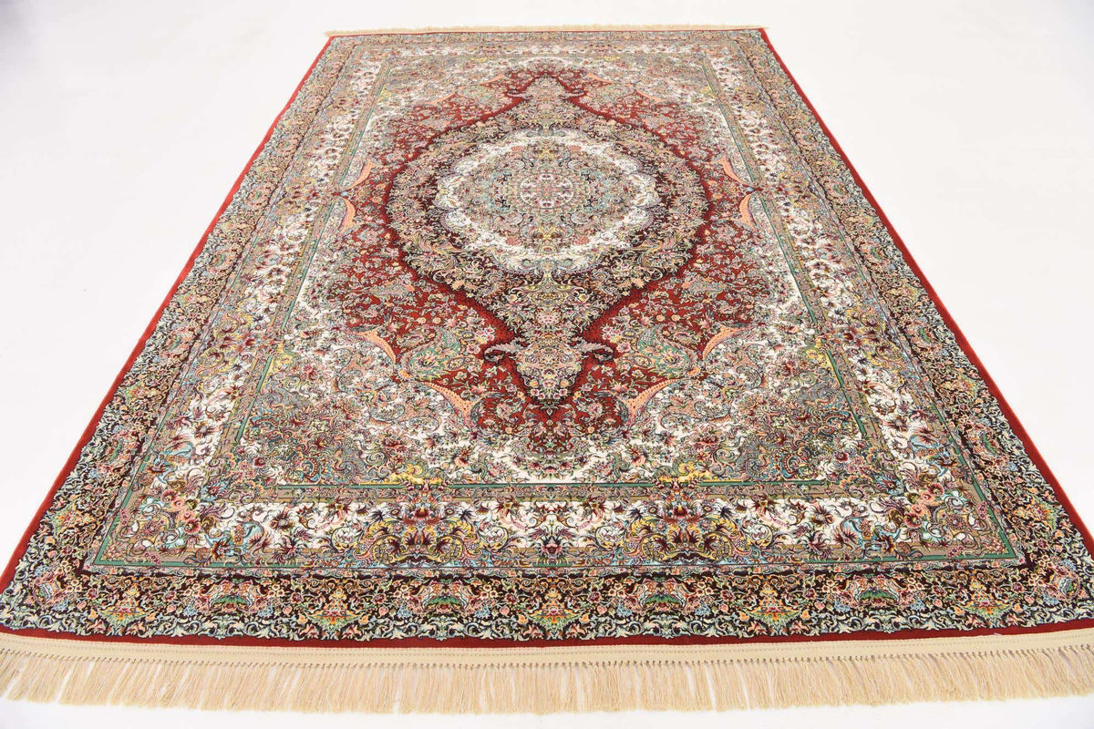 Rechteck Teppich Dynasty in Rot von Hadorn™ - Lifestyle Image