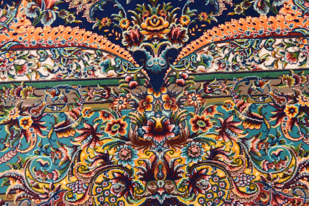 Rechteck Teppich Dynasty in Dunkelblau von Hadorn™ - Lifestyle Image