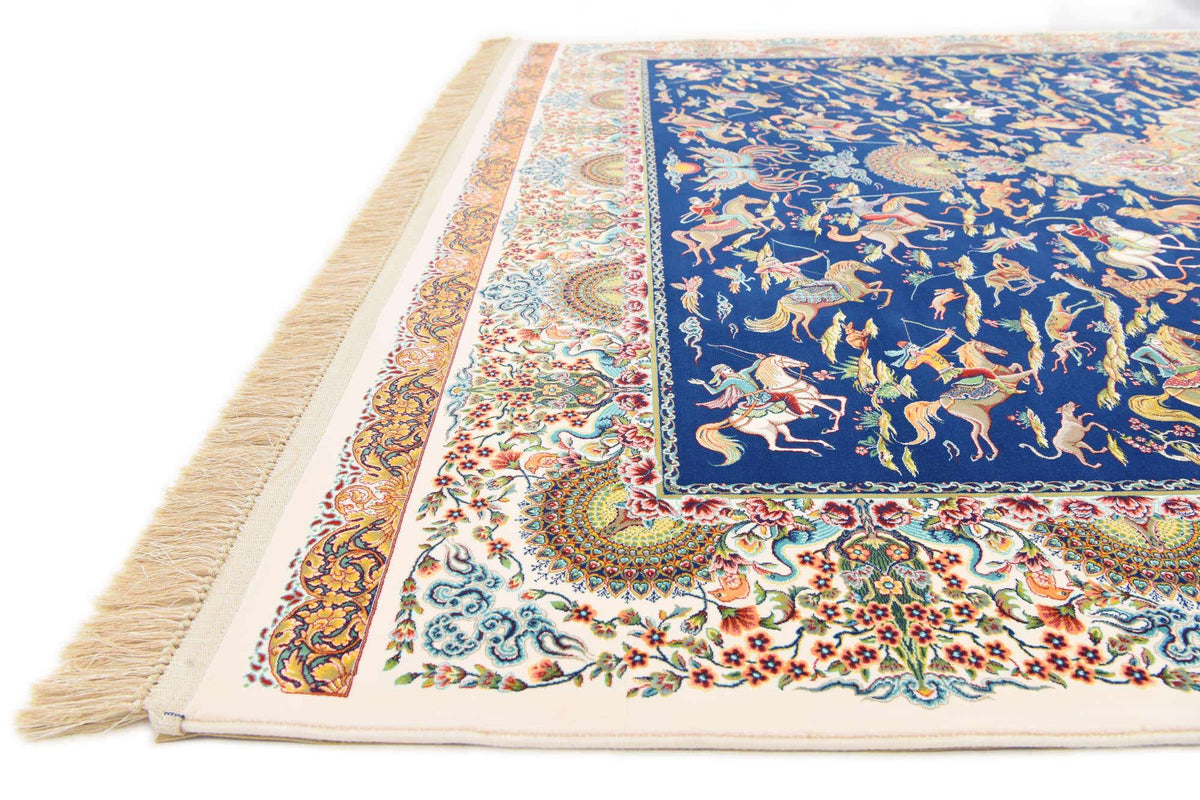 Rechteck Teppich Dynasty in Dunkelblau von Hadorn™ - Lifestyle Image