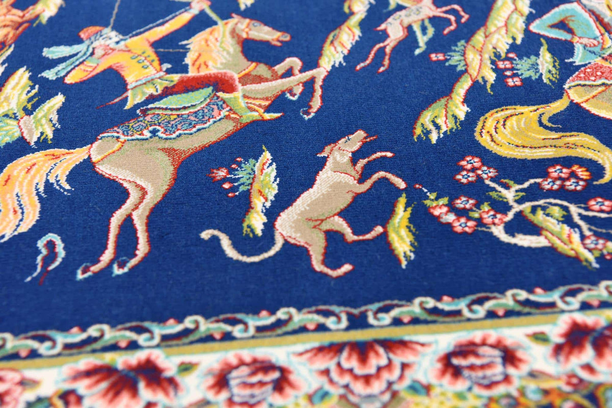 Rechteck Teppich Dynasty in Dunkelblau von Hadorn™ - Lifestyle Image