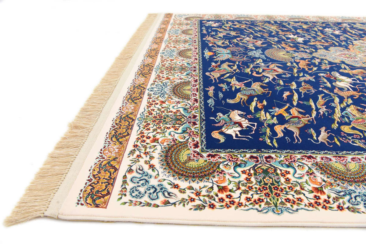 Rechteck Teppich Dynasty in Dunkelblau von Hadorn™ - Lifestyle Image