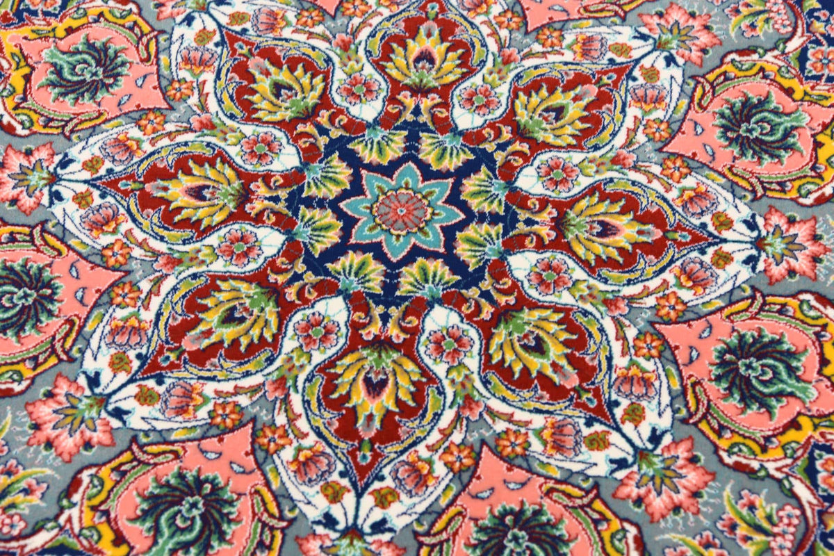 Rechteck Teppich Dynasty in Türkis von Hadorn™ - Lifestyle Image