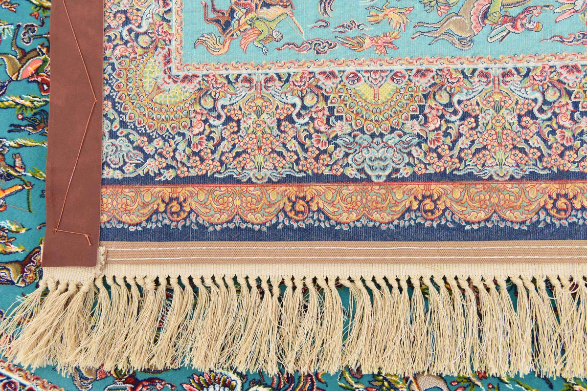 Läufer Teppich Dynasty in Türkis von Hadorn™ - Lifestyle Image