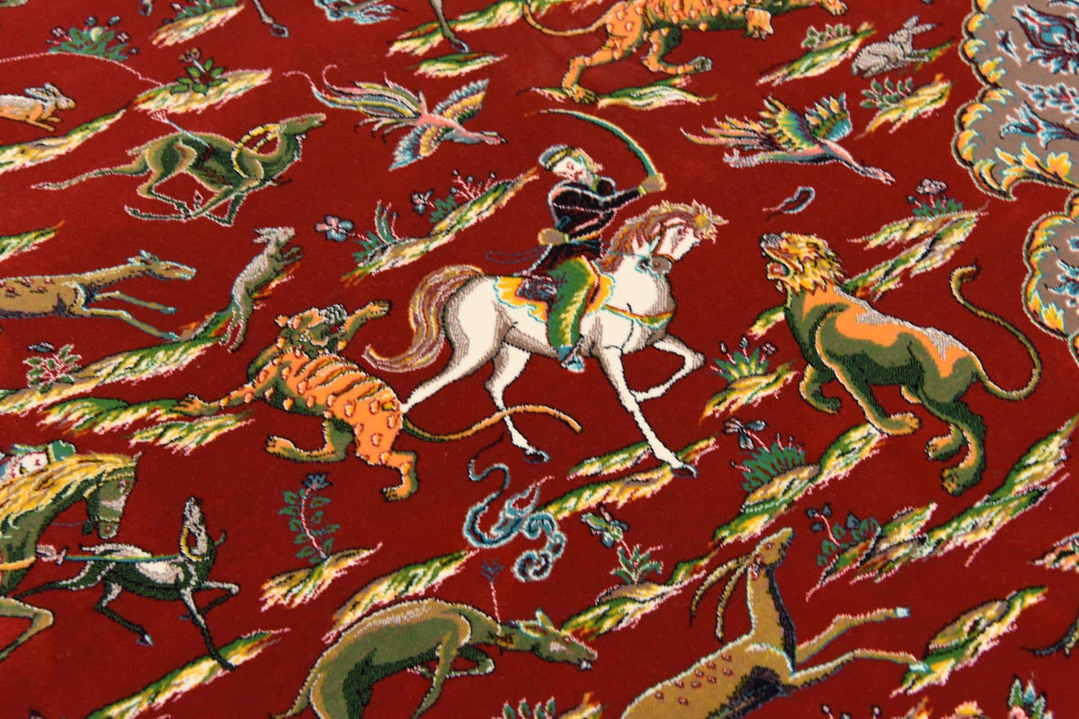 Rechteck Teppich Dynasty in Rot von Hadorn™ - Lifestyle Image