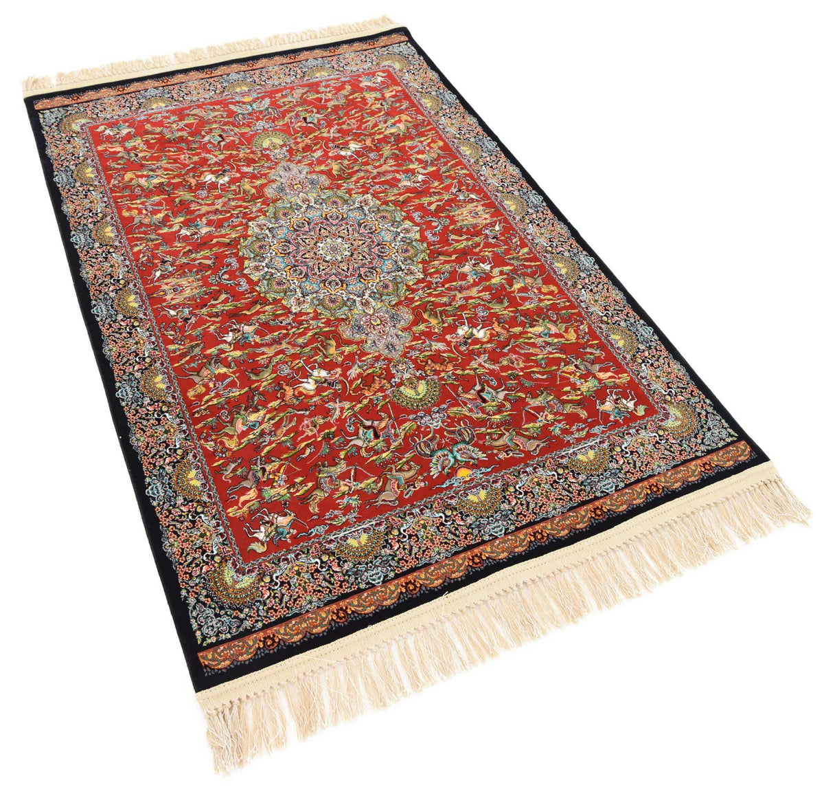 Rechteck Teppich Dynasty in Rot von Hadorn™ - Lifestyle Image