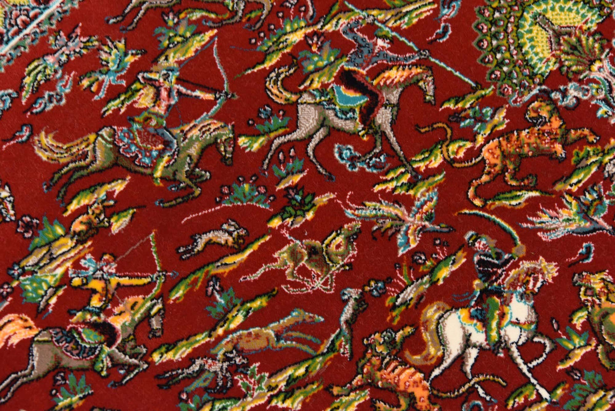 Rechteck Teppich Dynasty in Rot von Hadorn™ - Lifestyle Image