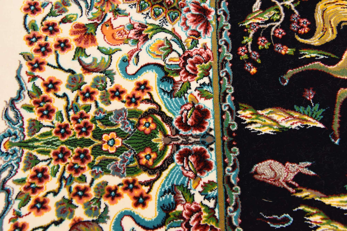 Rechteck Teppich Dynasty in Schwarz von Hadorn™ - Lifestyle Image